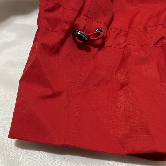 Guess Red Jacket Moto Coat Lined Metallic Zippers Women’s XL EUC - Picture 8 of 10